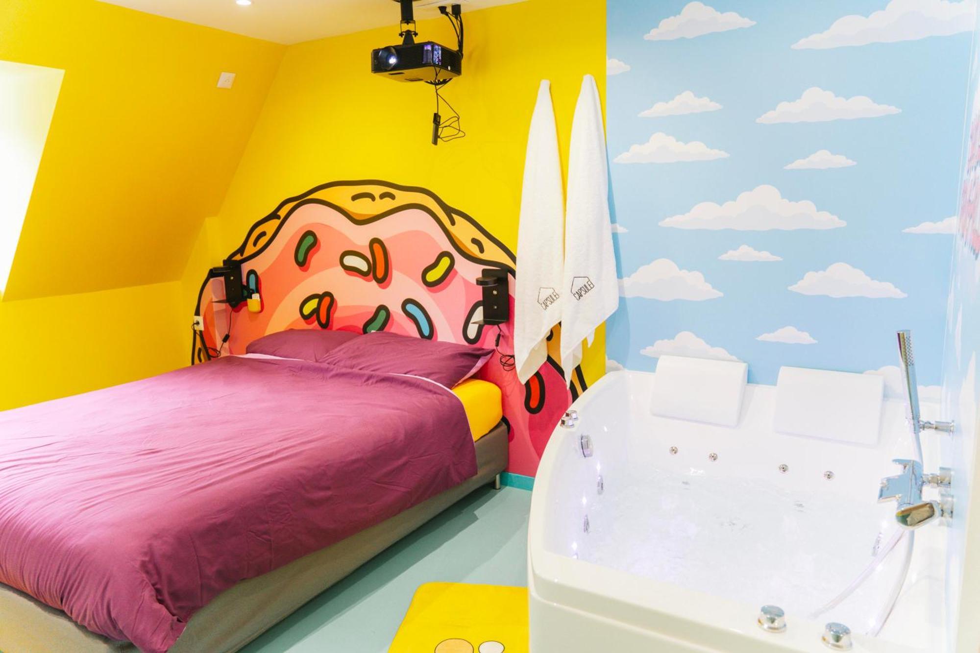 Capsule Springfield - Balneo -Sauna - Billard Douai Bagian luar foto