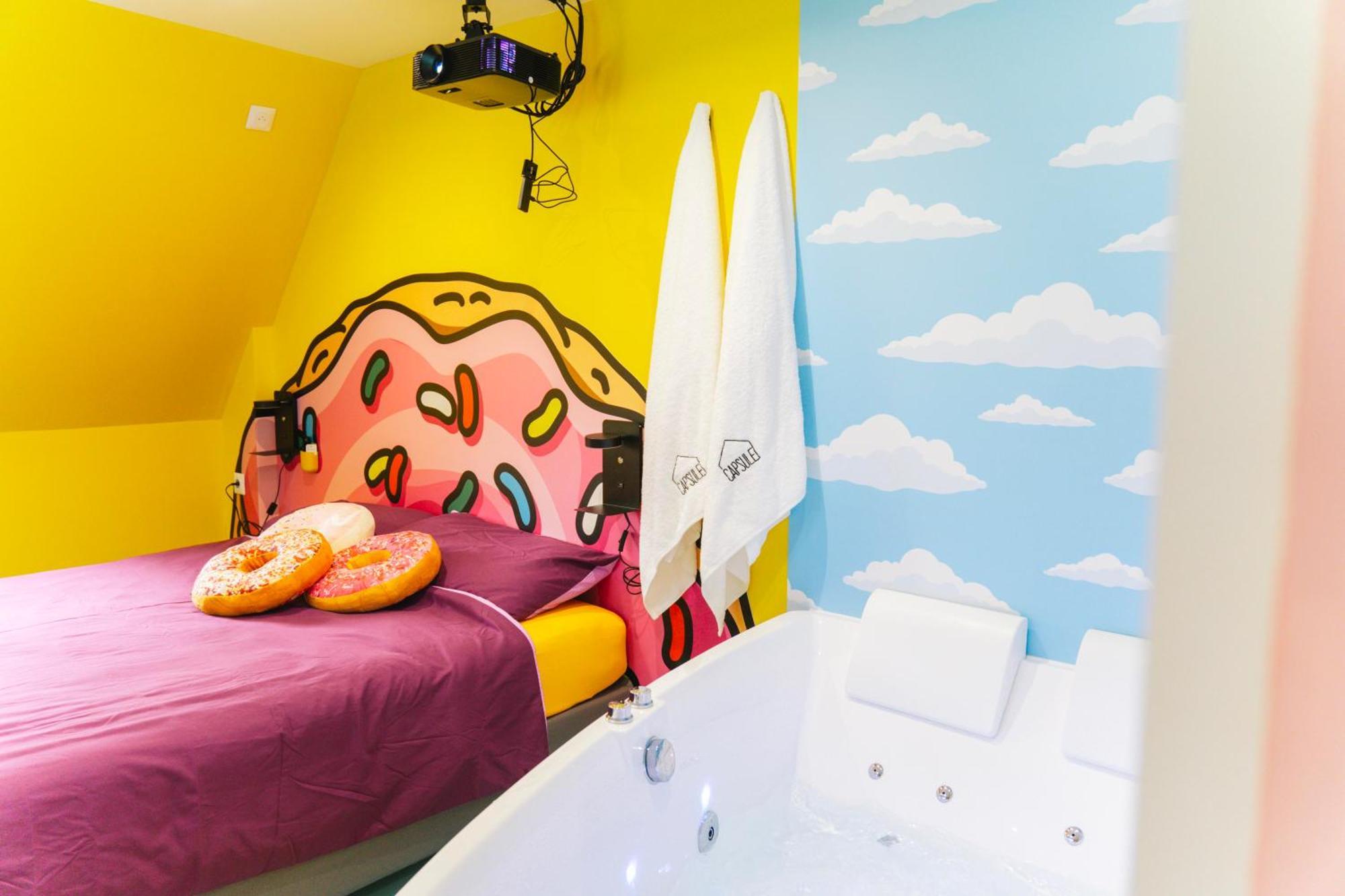 Capsule Springfield - Balneo -Sauna - Billard Douai Bagian luar foto